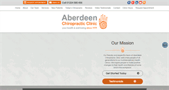 Desktop Screenshot of aberdeenchiropracticclinic.com